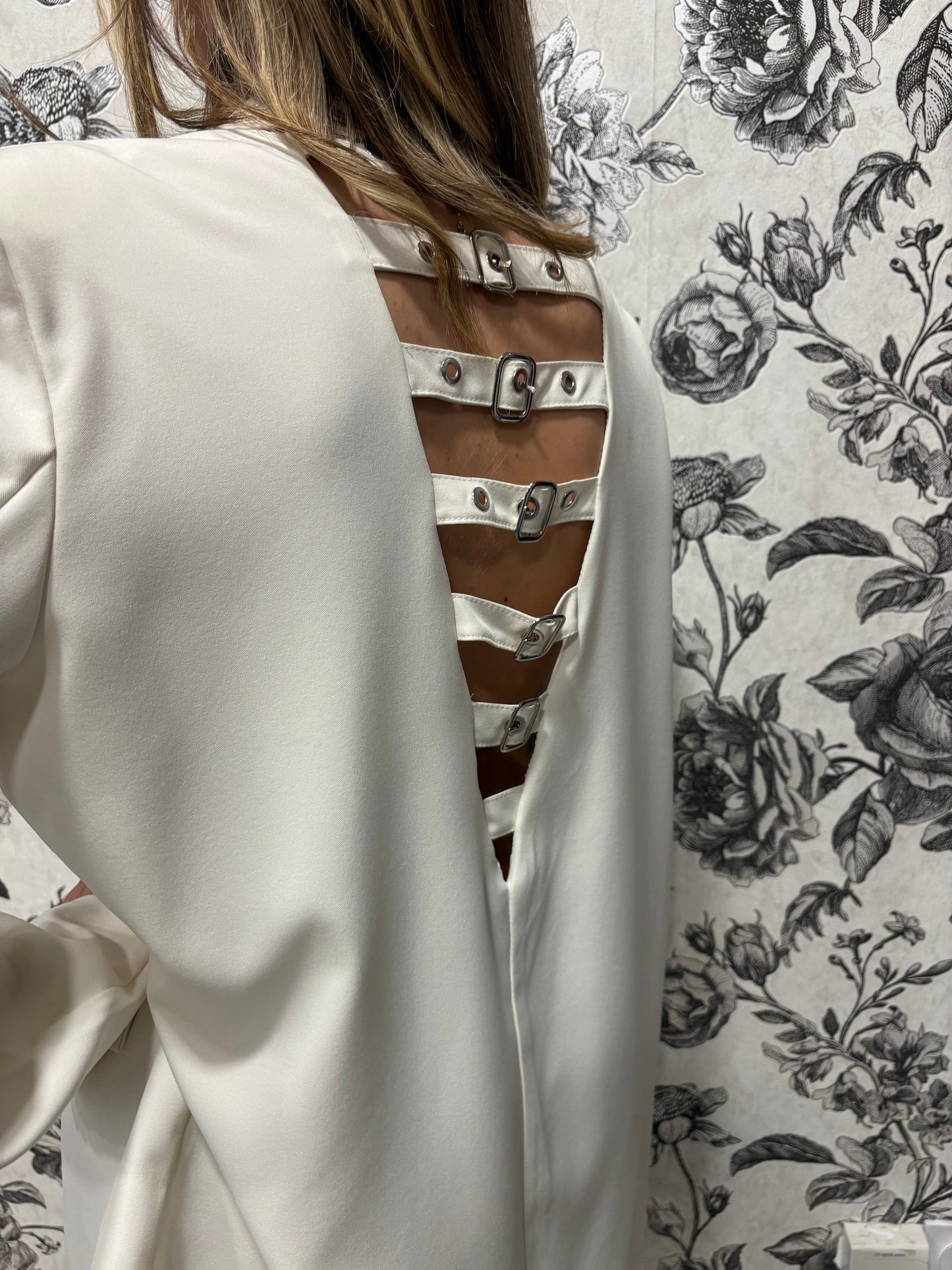 Blazer oversize Blanc