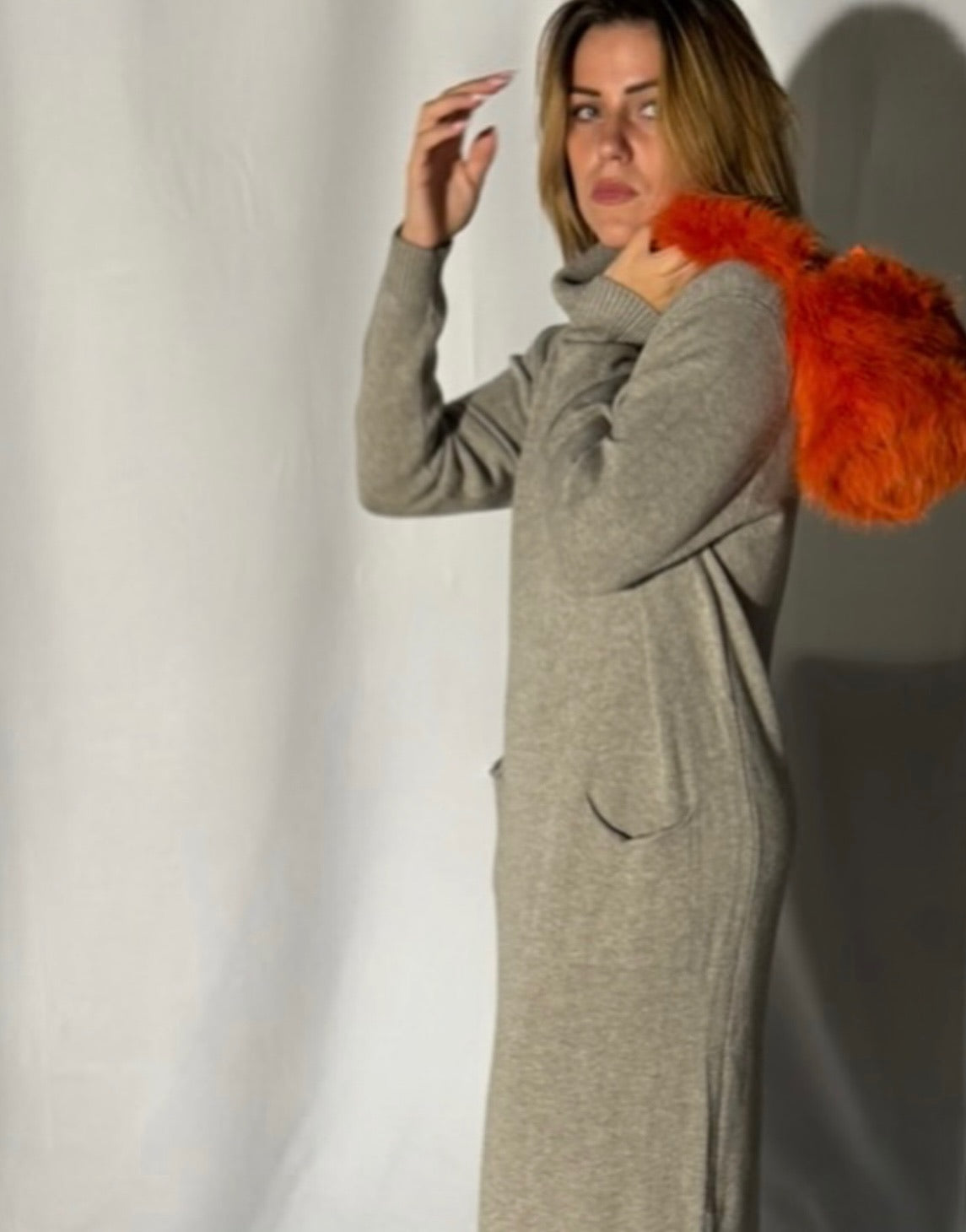 Robe longue en laine - Confort & élégance au rdv